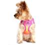 DOGGIE DESIGN American River Dog Harness Ombre Collection - Raspberry Pink and Orange XXL