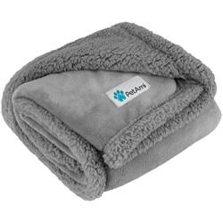 PetAmi Waterproof Dog Blanket for Medium Dogs, Puppies, Small Cats | Soft Sherpa Fleece Pet Blanket Throw for Sofa, Couch | Thick Durable Pet Bed Cover, Floor Mat 30 x 40 inches