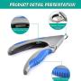 TMOLL BELLE Dog Nails Clippers and File, Professional Pet Grooming Tool, Razor Sharp Blades, Safety Guard to Avoid Overcutting, Design for Small Medium Large Dogs Cats