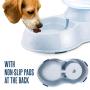 Zento Deals Automatic Pet Water Self-Dispenser Premium Quality Self-Dispensing Gravity Drinking Pet Waterer, 3.7 Liters Capacity