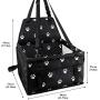 Petbobi Pet Reinforce Car Booster Seat for Dog Cat Portable and Breathable Bag with Seat Belt Dog Carrier Safety Stable for Travel with Clip on Leash and Storage Package…