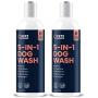 Vets Preferred Oatmeal Dog Shampoo for Dogs - 5 in 1 Pet Shampoo for Dogs & Puppy Shampoo for Dogs Over 12 Weeks, Hypoallergenic Dog Shampoo with Coconut, Oatmeal, & Aloe (16oz) - 2-Pack
