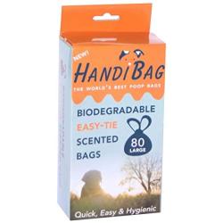 Handibags Biodegradable Easy-Tie Scented Poop Bags