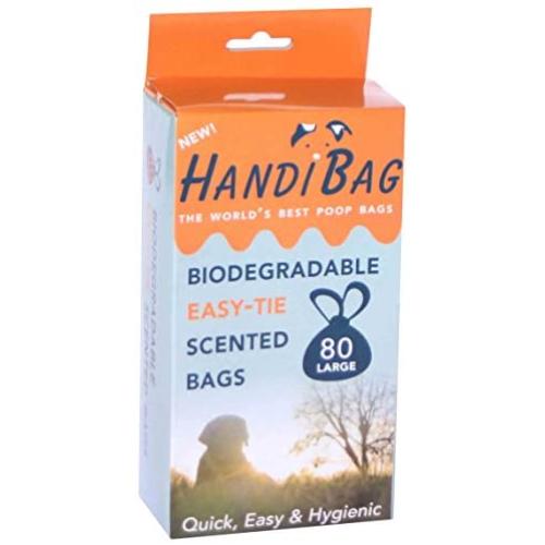 Handibags Biodegradable Easy-Tie Scented Poop Bags
