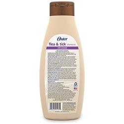 Oster Flea & Tick Shampoo with Oatmeal, Mandarin Violet, 18 Fluid Ounces (078590-935-001)