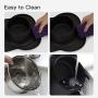 Rolife Dog Bowls 2 Stainless Steel Food Water Feeder Bowls with Non Spill Skid Resistant Silicone Mat + Pet Food Scoop for Pets Puppy Small Medium Dogs Cats