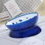 kathson Plastic Raised Cat Food Bowl Pet Feed Bowls Anti Vomiting Tilted Elevated Cats Bowl Protect Pets Spine for Small Short-Nosed Dog kathson Plastic Raised Cat Food Bowl Pet Feed Bowls Anti Vomiting Tilted Elevated Cats Bowl Protect Pets Spine for Small Short-Nosed Dog