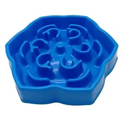 ROFTEK Food Bowl Stop Bloat Cat Slow Down Feeding Dog Hunting No Chock Feed Pet Bowl Slow Feeder Dog Bowl (Blue 3) ROFTEK Food Bowl Stop Bloat Cat Slow Down Feeding Dog Hunting No Chock Feed Pet Bowl Slow Feeder Dog Bowl (Blue 3)