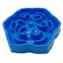 ROFTEK Food Bowl Stop Bloat Cat Slow Down Feeding Dog Hunting No Chock Feed Pet Bowl Slow Feeder Dog Bowl (Blue 3)