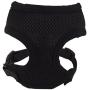 Hamilton Adjustable Rooster Soft Mesh Chicken Harness, Black, 5/8'' x 14''/20''/Medium