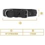OneTigris Small Dog Backpack and Dog Collar Set, Small Tactical Dog Harness for Puppy Camping Walking(Black)