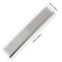 FFTONG Pet Steel Comb with Rounded Ends Stainless Steel Teeth,metal Cat Dog Comb for Removing Tangles and Knots,Poodle Grooming Deshedding Tool, 7 1/2-inch L