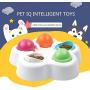 Pet Dog Feeder Bowl Cat Feeding Food Water Dish Puzzle Smart Toy Puppy Slow Down Food Feeder Dish Bowel Prevent Obesity