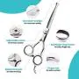 RUBOLD Professional Dog Grooming Scissors Set - Stainless Steel Rounded Tip Sharp Durable Shears with Pet Grooming Comb in Kit - Best Tools for Trimming Every Dog and Cat Salon Cut