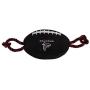 NFL ATLANTA FALCONS Football Dog Toy, Tough Nylon Quality Materials with Strong Pull Ropes & inner SQUEAKER in NFL Team Color