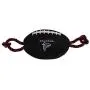 NFL ATLANTA FALCONS Football Dog Toy, Tough Nylon Quality Materials with Strong Pull Ropes & inner SQUEAKER in NFL Team Color NFL ATLANTA FALCONS Football Dog Toy, Tough Nylon Quality Materials with Strong Pull Ropes & inner SQUEAKER in NFL Team Color