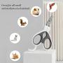 LAIKA Cat Nail Clippers-Cat Claw Trimmer with 30 Degree Elevation Blade Design, Safe,Sharp, Non-Slip Handle Professional Pet Claw Clippers for Cats, Kittens, Puppies,Small Dogs, Rabbits & Small Pets