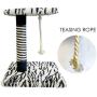 Cloe E Cluzo Animal Print Single Tier Scratching Post