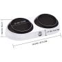 LEWARM Dog Bowl for Water&Food Anti-Slip Cat Dish Adjustable 15° Tilted Pet Feeder Elevated
