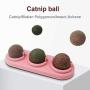 ocijf179 Cat Liking Toy Funny Catnip Catmint Matatabi Cat Liking Playing Chew Mint Ball Toy Pet Supplies - Blue