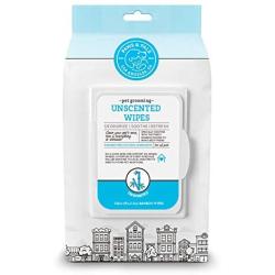 Pet Grooming Wipes for Dogs & Cats (Pack of 120) Fragrance-Free, Cleans, Deodorizes & Hypo-Allergenic