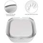 Dog Water Bowl Spill Proof Pet Splash-Free Water Bowl Cat Water Feeder Bowls Pet Bowl for Puppy Dogs,Pets - Keep Water Fresh,1L