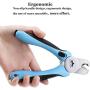 DUMSAMKER Dog & Cat Pets Nail Clippers and Trimmers with Safety Stop and Plug - in Nail File to Prevent Over Cutting Nails - Professional Home Grooming Tool
