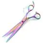 7.0in Titanium Professional Pet Grooming Scissors Set,Straight & Thinning & Curved Scissors 4pcs Set for Dog Grooming…