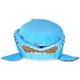cocopet Shark Bed for Small Cat Dog Cave Cozy Bed Removable Cushion,Waterproof Bottom