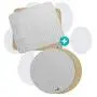 Pet Parents Pawtect Pads Bundle Small Natural Classic & Natural Round Washable Dog Pee Pads 4 Total Premium Pee Pads for Dogs, Waterproof Whelping Pads, Reusable Dog Training Pads, Travel Pet Pee Pads