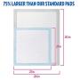 OUT! Heavy Duty XXL Dog Pads | Absorbent Pet Training and Puppy Pads | 30 Pads | 26 x 30 Inches