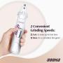 Booha Cordless Pet Nail Grinder for Dogs – Rechargeable Cat & Dog Nail Trimmer with Diamond Wheel Stone, Quick Guard, LED Light – 2-Speed Dog & Cat Grooming Pet Nail File Tool Quietly Trims Claws