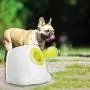The Silk Road Pet Automatic Ball Launcher Dog Interactive Fetch Toy DogTennis Ball Throwing Machine Tennis Ball Thrower 3PCS 2.5'' Tennis Balls Included -Large
