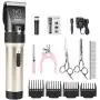 Bojafa Dog Grooming Clippers Kit Cordless Professional Low Noise Quiet Pet Clippers Rechargeable for Dogs Cats Hair Clippers Shaver Dogs Grooming Kit Set Bojafa Dog Grooming Clippers Kit Cordless Professional Low Noise Quiet Pet Clippers Rechargeable for Dogs Cats Hair Clippers Shaver Dogs Grooming Kit Set