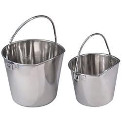 ProSelect Stainless Steel Flat Sided Pet Pail