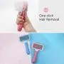 None branded Dog Cat Hair Brush Pet Grooming Comb Tools One Click Hair Removal Self Cleaning Slicker Brush for Shedding Grooming None branded Dog Cat Hair Brush Pet Grooming Comb Tools One Click Hair Removal Self Cleaning Slicker Brush for Shedding Grooming