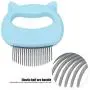 Enrilior Pet Grooming Comb, Cat Dog Massage Shell Hair Removal Shedding Cleaning Brush (Blue) Enrilior Pet Grooming Comb, Cat Dog Massage Shell Hair Removal Shedding Cleaning Brush (Blue)