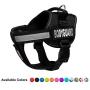Dogline Unimax Dog Harness Vest with Removable Bodyguard Patches Adjustable Straps Breathable Neoprene for Identification Training Dogs