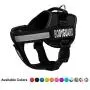 Dogline Unimax Dog Harness Vest with Removable Bodyguard Patches Adjustable Straps Breathable Neoprene for Identification Training Dogs
