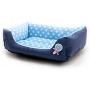 liumeng Warm Wave dot pet nest Dog Sofa Bed Candy Teddy Kennel