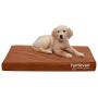 Furhaven Pet - Traditional Orthopedic Foam Mattress Dog Bed and Calming Anti-Anxiety Round Oval Nest Cuddler Dog Bed for Dogs and Cats - Multiple Sizes, Styles, and Colors.