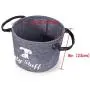 DOZCA Dog Toy Storage, Round Felt Dog Toy Bin Large for Puppy Gifts, Leashes and Food, Foldable Toy Storage for Dogs DOZCA Dog Toy Storage, Round Felt Dog Toy Bin Large for Puppy Gifts, Leashes and Food, Foldable Toy Storage for Dogs