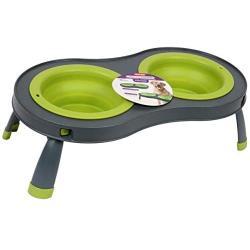 Dexas Popware for Pets Double Elevated Pet Feeder