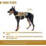 OneTigris Tactical Dog Training Vest Harness with Mesh Padding and Two Handles (Tan, XL / 54cm)