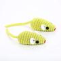 Studyset 1PC Interactive Cat Toys,Funny Cat Stretch Line Mouse Shaped Interactive Toy for Pet Exercise Accessories Random Color 13.5cm