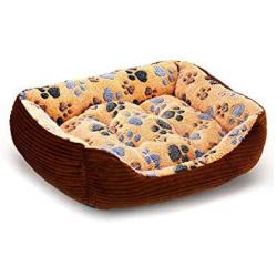 Lovely Girl Dog Food Bowl Mat | Dog Beds for Small Large Dogs Fleece Pet Sofa Bed Luxury for Puppy Cat Soft Winter Warm Beds for Dogs Mats Cushion Sofa BD0054