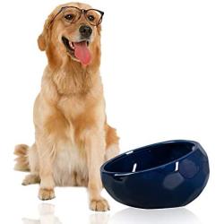 Jemirry Ceramic Dog Bowls, Animal Pet Food Bowl Dog Water Dish for Wet Food Dry Food Water Bowl