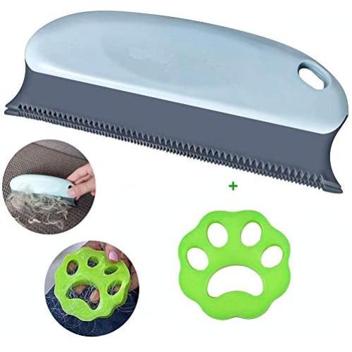 CesCoo Pet Hair Cleaning Remover Brush,Dog Hair Remover Cat & Dog Hair Remover Set, Professional Pet Hair Remover Brush Comb for Cleaning Carpets, Sofa, Furniture and Car Interiors