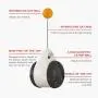 LZJDS Balance Car Design Tumbler Cat Toy Teaser Toys for Indoor Kitten Cats Ball Kitten Reat Puzzle Balanced Chasing Interactive Swing Chaser Turntable Pet Toy Pet Supplies,White,1 LZJDS Balance Car Design Tumbler Cat Toy Teaser Toys for Indoor Kitten Cats Ball Kitten Reat Puzzle Balanced Chasing Interactive Swing Chaser Turntable Pet Toy Pet Supplies,White,1
