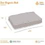 Moots Zen Organic Dog Bed